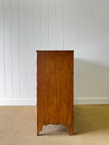 A Large English Georgian Pine Chest of Drawers Dresser c1800