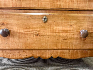 A Large English Georgian Pine Chest of Drawers Dresser c1800
