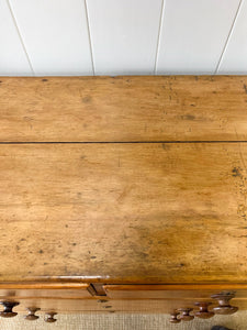A Large English Georgian Pine Chest of Drawers Dresser c1800