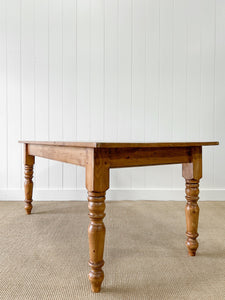 An English Country Pine 6ft Dining Table
