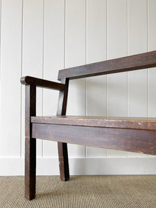 An Antique Country Pine Bench 9.5 Feet Long!