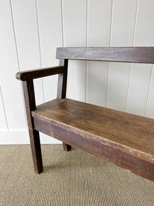 An Antique Country Pine Bench 9.5 Feet Long!