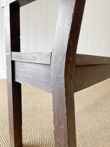 An Antique Country Pine Bench 9.5 Feet Long!