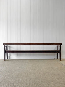An Antique Country Pine Bench 9.5 Feet Long!