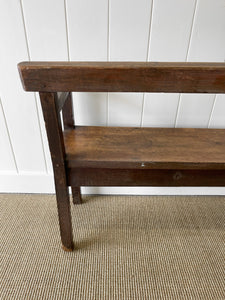 An Antique Country Pine Bench 9.5 Feet Long!