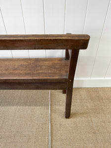 An Antique Country Pine Bench 9.5 Feet Long!