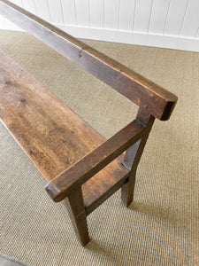 An Antique Country Pine Bench 9.5 Feet Long!