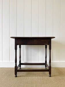 An English Oak Lowboy Table c1790