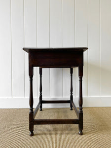 An English Oak Lowboy Table c1790