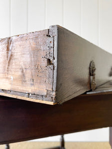 An English Oak Lowboy Table c1790