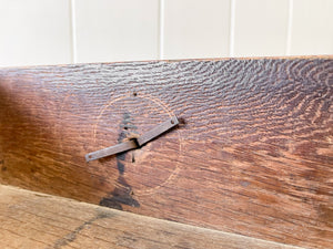 An English Oak Lowboy Table c1790