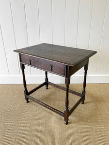 An English Oak Lowboy Table c1790