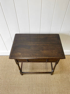 An English Oak Lowboy Table c1790