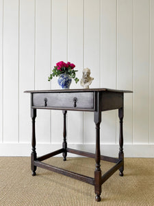 An English Oak Lowboy Table c1790
