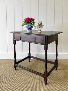 An English Oak Lowboy Table c1790