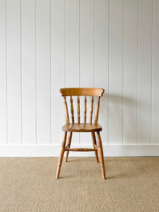 A Vintage Set of 4 Spindle Back Chairs