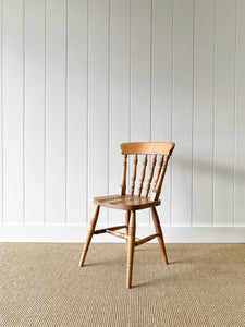 A Vintage Set of 4 Spindle Back Chairs