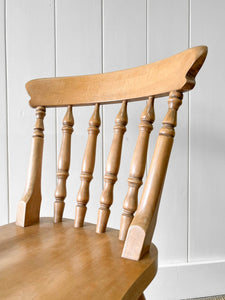 A Vintage Set of 4 Spindle Back Chairs