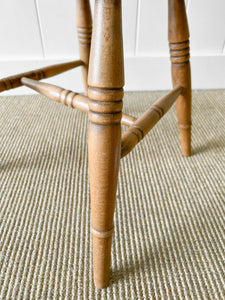 A Vintage Set of 4 Spindle Back Chairs
