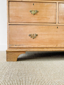 A Large 19th Century English Pine Linen Press Cupboard
