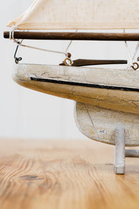 An English Model Sailboat c1930's