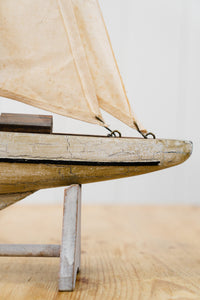 An English Model Sailboat c1930's