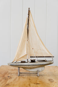 An English Model Sailboat c1930's