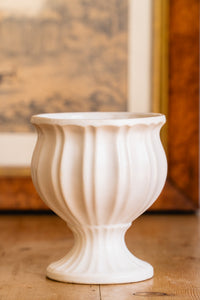 A Charming Hull Pottery White Vase