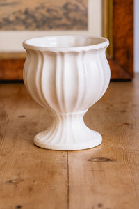 A Charming Hull Pottery White Vase