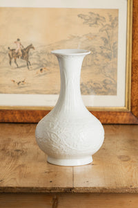 A Pair of White Blanc De Chine Chinese Vases from the Metropolitan Museum of Art