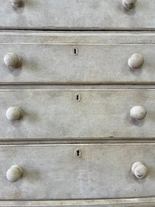 A Stately Antique English Painted Highboy c1790