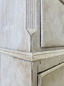 A Stately Antique English Painted Highboy c1790