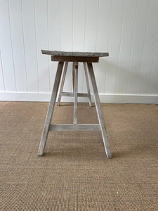 An Antique Large French Bleached Washboard Table c1890