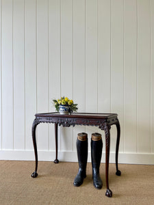 An 18th Century Antique Irish Georgian Mahogany Tea Table