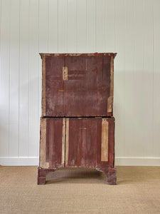 A Stately Antique English Painted Highboy c1790