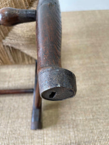 An English Country Yorkshire Oak and Elm Ladder Back Chair c1850