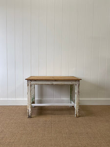 Old Painted Welsh Country Dairy Table or Side Table c1850