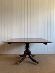 An English Mahogany Flip-top Breakfast Table c1820
