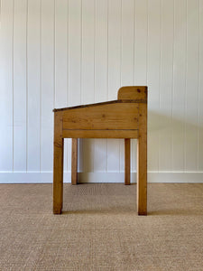 Antique English Pine Architect's Desk or Potting Bench c1880