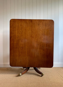 An English Mahogany Flip-top Breakfast Table c1820