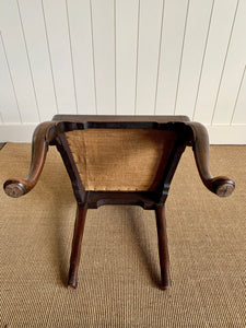 A Beautiful English Mahogany Queen Anne Style Needlepoint Side Chair c1850