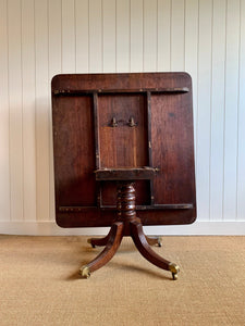 An English Mahogany Flip-top Breakfast Table c1820