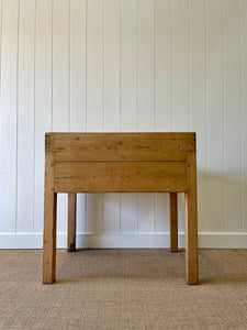 Antique English Pine Architect's Desk or Potting Bench c1880