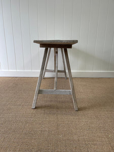 An Antique Large French Bleached Washboard Table c1890