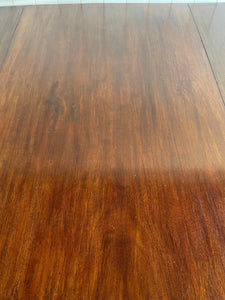 An English Mahogany Drop Leaf Pedestal Breakfast Table c1820