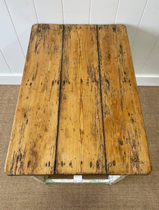 Old Painted Welsh Country Dairy Table or Side Table c1850