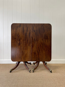 An English Mahogany Demi Lune Pair or Flip-top Breakfast Table c1810