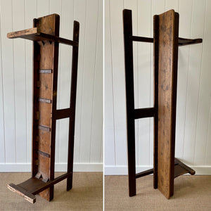 An Antique English Pine Railway Bench
